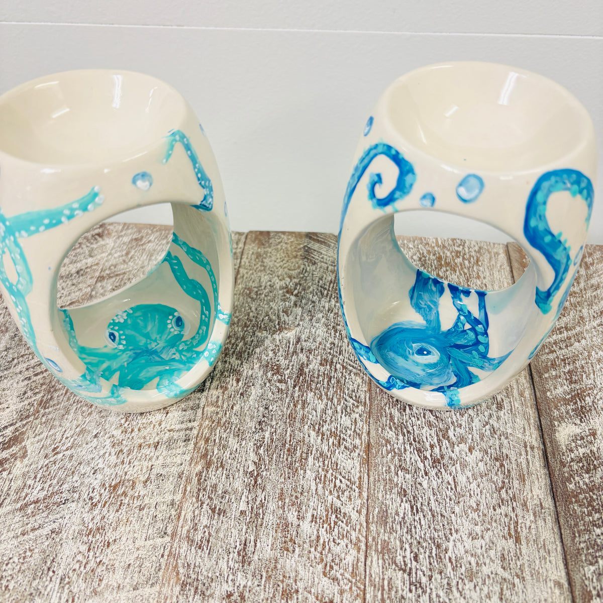 Assorted Artist Painted Tea Light Holders/ Oil Burners
