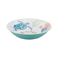 Sea Life Serenade Melamine Dishware Sunshine & Sweet Peas Coastal Decor