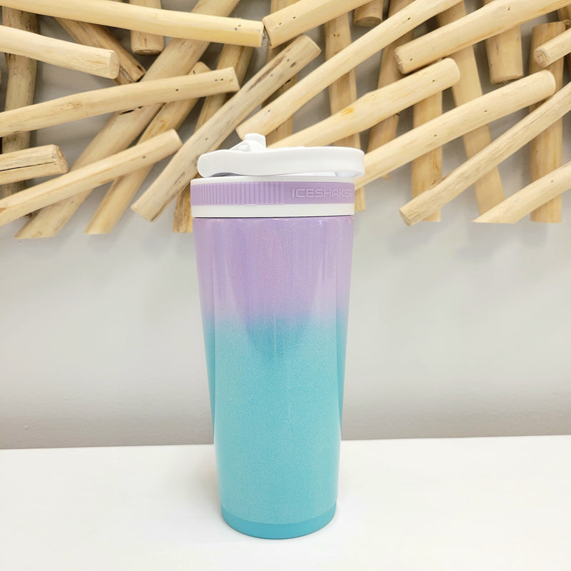 Mermaid Colored Insulated Ice Shaker Sport Bottle