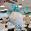 Coastal Pom Pom Keychains