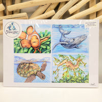 Assorted Small Ocean Art Prints