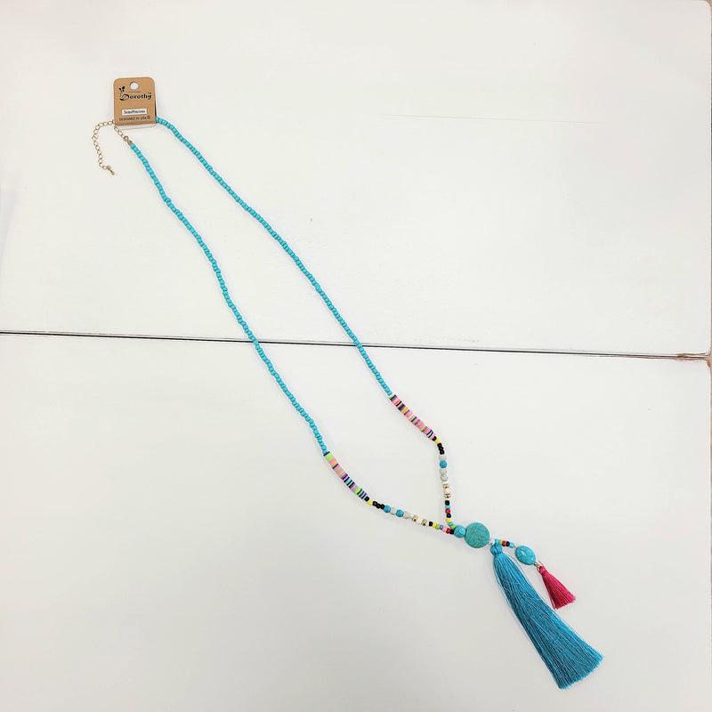 Beaded Necklaces w/Tassels