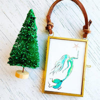 Wish Upon A Star Mermaid Christmas Ornament - Sunshine & Sweet Pea's Coastal Decor