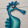 "B.A.S.H." Funky Wooden Seahorse Sunshine & Sweet Peas Coastal Decor