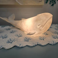 Sandstone Whale Lamp Sunshine & Sweet Peas Coastal Decor