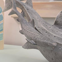 Whale Shark Sculpture Sunshine & Sweet Peas Coastal Decor