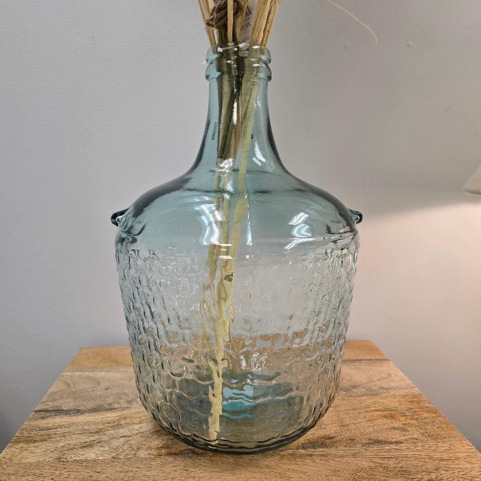 Recycled Glass Vase Sunshine& Sweet Peas Coastal Decor