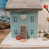 Fall House w/Tree on Wood "Thankful" Sunshine & Sweet Peas Coastal Decor