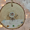 Assorted Ocean Inspired Snowman & Bird Wooden Christmas Ornaments sunshine & Sweet Peas Costal Decor