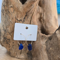 Sea Glass Dangle/ Hoop Earrings