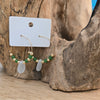 Sea Glass Dangle/ Hoop Earrings