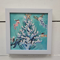 Coral Christmas Tree w/Jolly Sea Creatures Assorted Prints