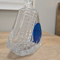 Glass Liquor Decanter Hand Painted w/ Sand Dollar