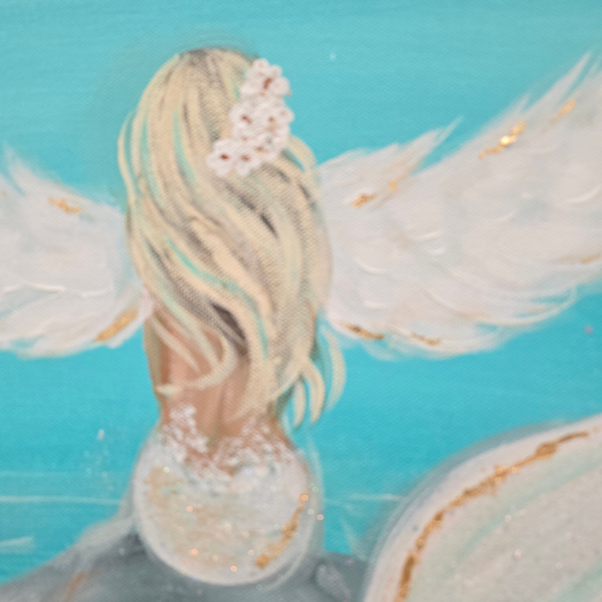 Mermaid Angel Original Painting