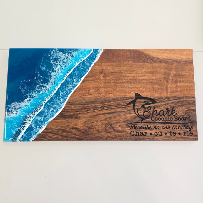 Assorted Shark Resin Charcuterie/Serving Boards