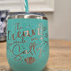 "The Ocean Made Me Salty" Stemless Wine Tumbler