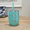 "The Ocean Made Me Salty" Stemless Wine Tumbler