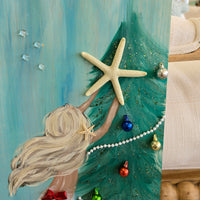 Assorted Holiday Scene Paintings on Wood Planks