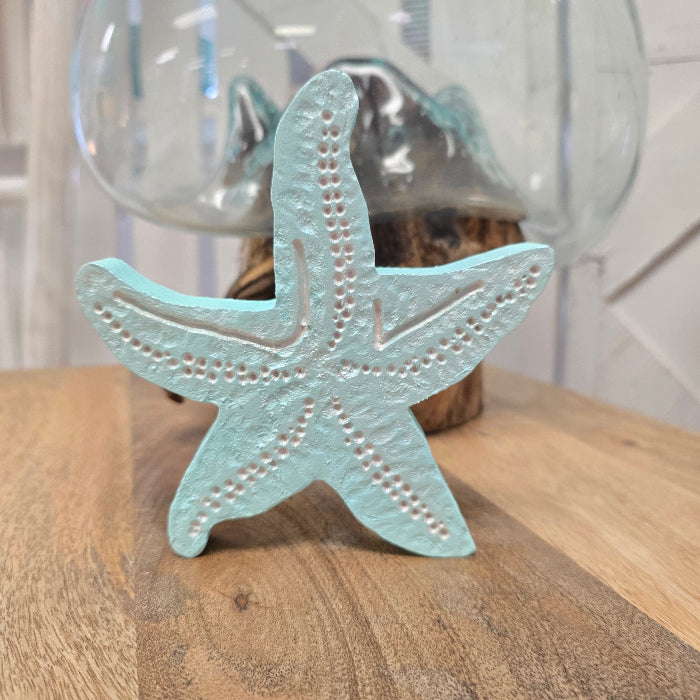 Painted Wood Starfish Sunshine & Sweet Peas Costal Decor