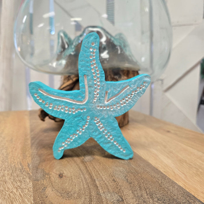 Painted Wood Starfish Sunshine & Sweet Peas Costal Decor