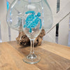 Assorted Coastal Inspired Stemmed Wine Glass