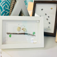 Assorted Inspiring Bird Pebble & Driftwood Art