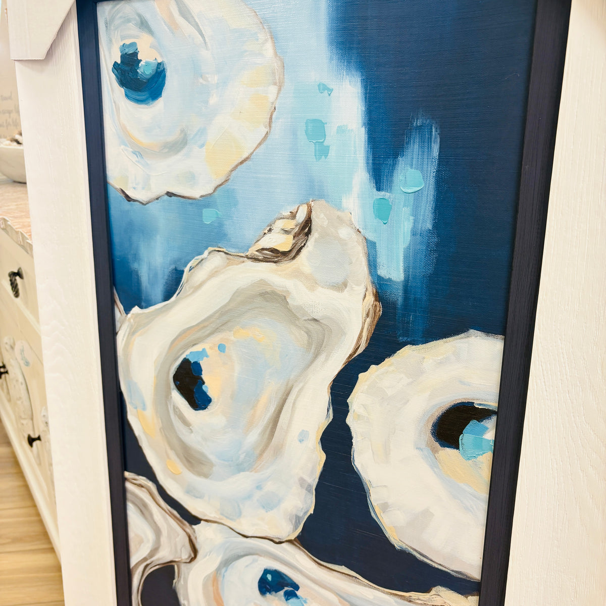 Oyster Collage Framed Print