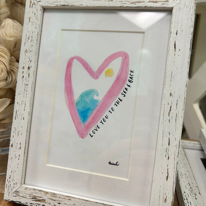 Assorted Artist Original Framed Love Prints