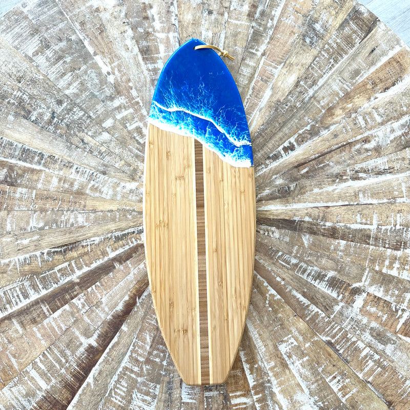 Assorted Surfboard Charcuterie Board w/Resin