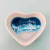 Assorted Resin Poured Heart Ring Dishes