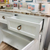 Seashell Accent Cabinet: 2 Drawers, 2 Doors