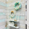 Coastal Pallet Hanging Shelves