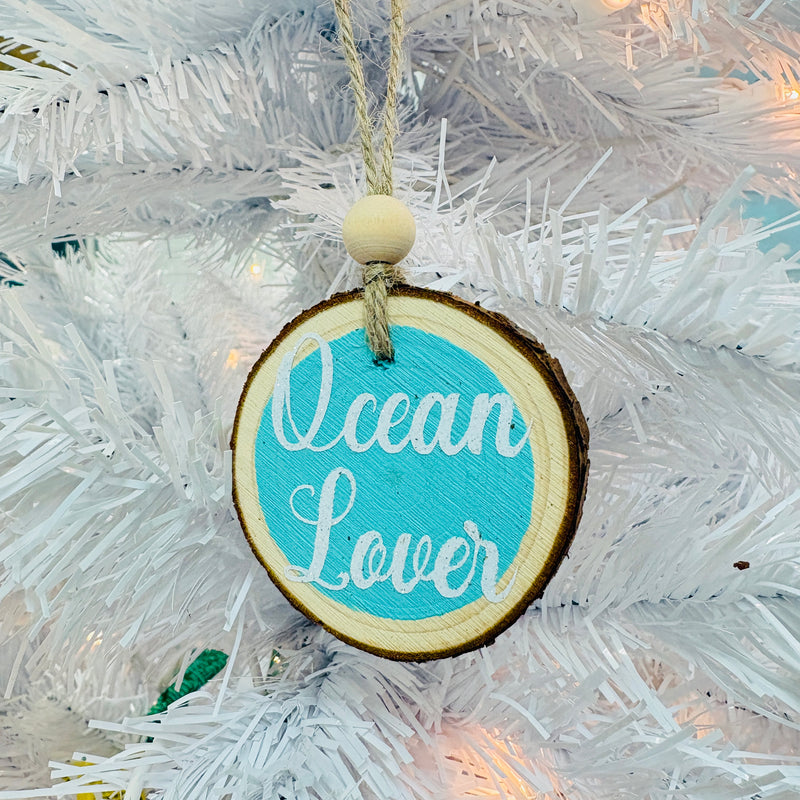 Assorted Wooden Coastal Inspired Ornaments