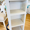 Hand Painted 3 Shelf Tall Cabinet w/ Door Featuring Custom Art