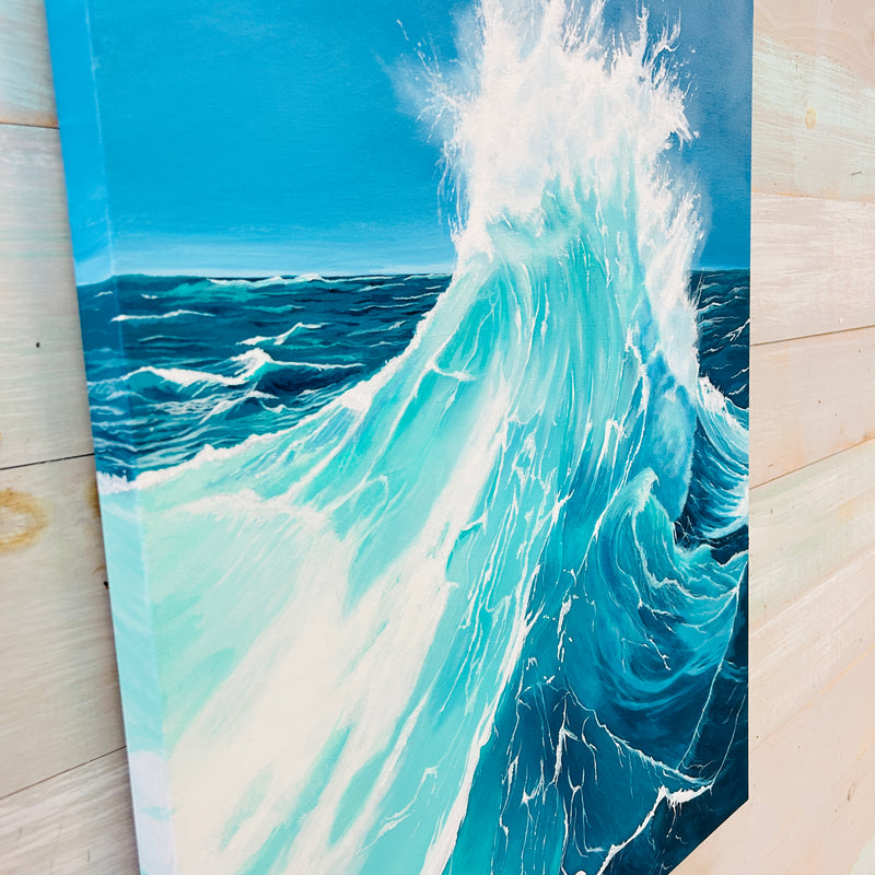 Crashing Wave at Sea Original Artist Painting