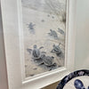 Sea Turtle Hatchlings on the Shore Framed Prints