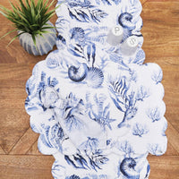 Coastal Midnight Lagoon Table Linens
