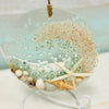 Assorted 6" Acrylic Coastal Suncatchers/Ornaments w/ Glass, Shells, Sand, & Resin