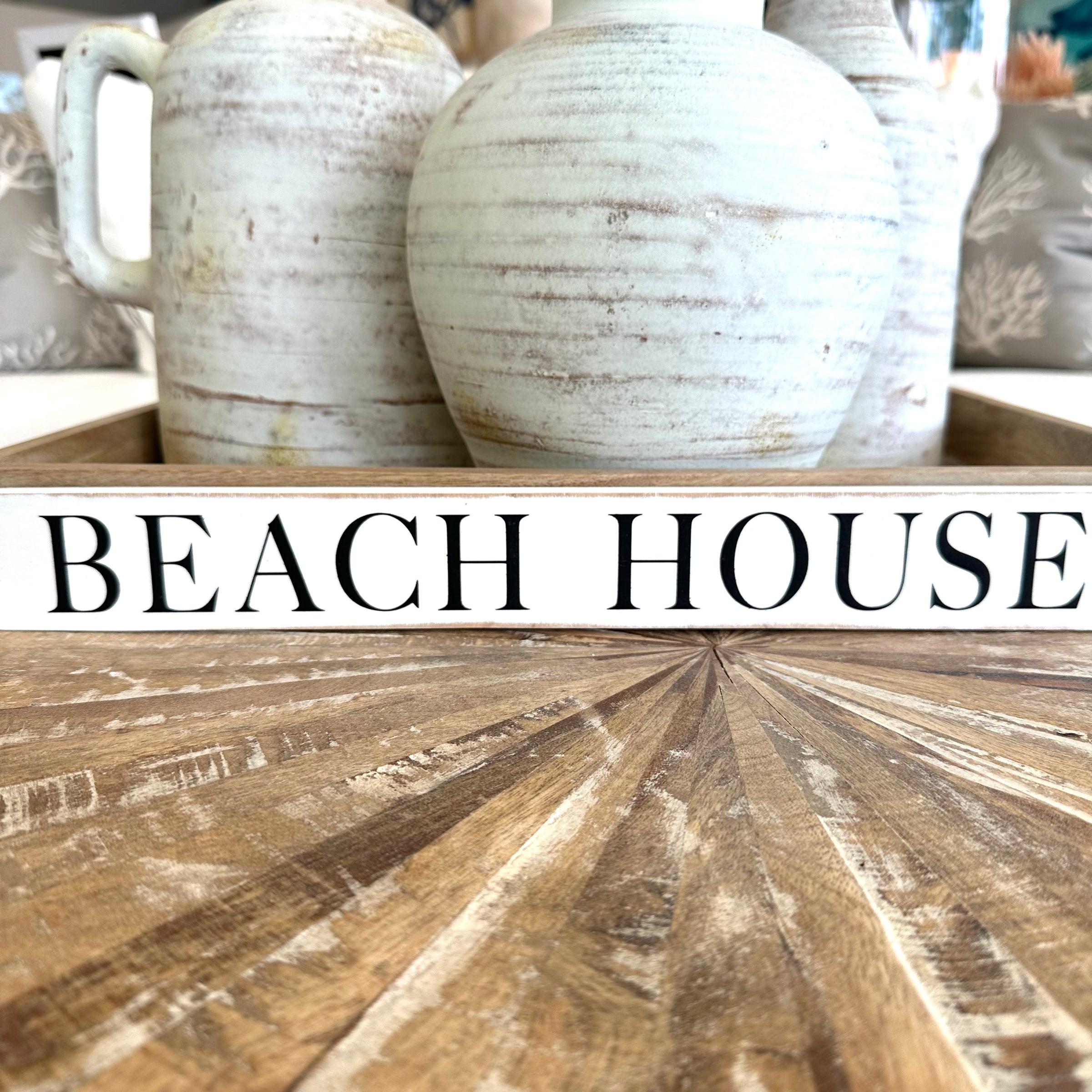 "Beach House" Wooden Sign