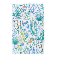Coralie Sound Terry Cloth Kitchen Towel Sunshine & Sweet Peas Coastal Decor