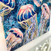 Acrylic Jellyfish Print of Original Digital Art