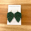 Dangle Polymer Clay Earrings Green - Sunshine & Sweet Pea's Coastal Decor