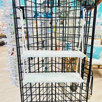 Coastal Pallet Hanging Shelves