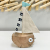 Assorted Driftwood Sailboats