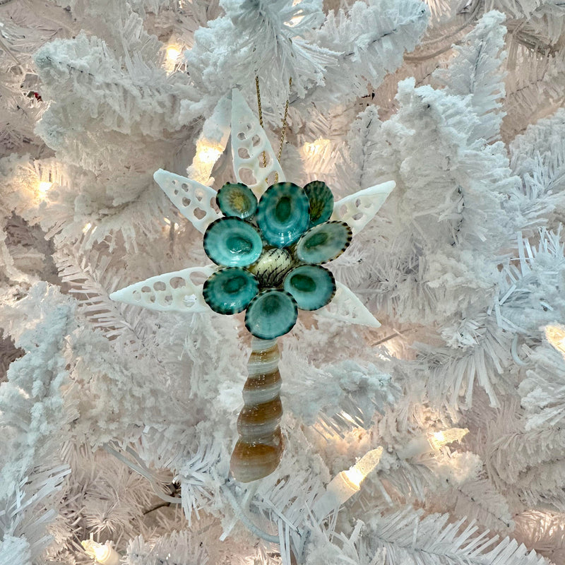 Seashell & Limpet Palm Tree Christmas Ornament