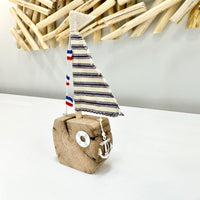 Assorted Driftwood Sailboats