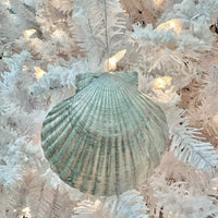 Scallop Shell Christmas Ornament