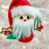 Sea Urchin Santa w/Gingerbread Cookie & Book Christmas Ornament