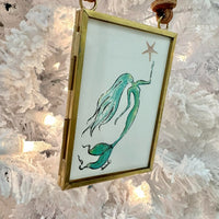 Wish Upon A Star Mermaid Christmas Ornament - Sunshine & Sweet Pea's Coastal Decor