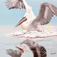 Pelican Landing On Water - Sunshine & Sweet Pea's Coastal Decor